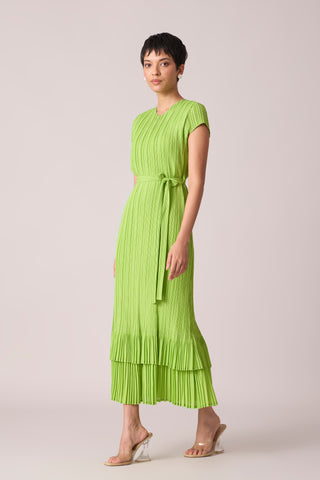 Tasia Dress - Bright Green