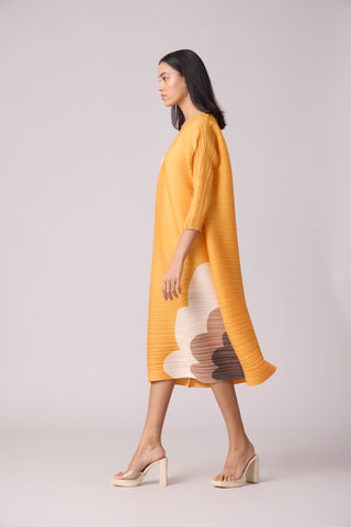 Shelly Print Dress - Yellow