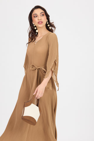 Josephine Dress - Taupe