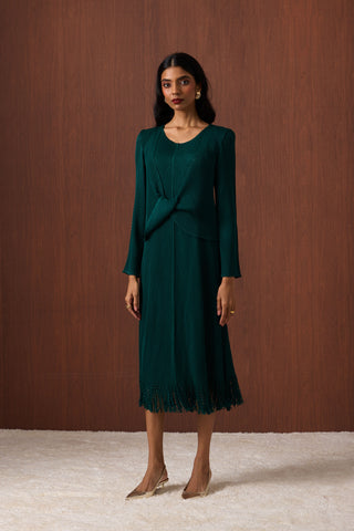 Helena Dress - Dark Green