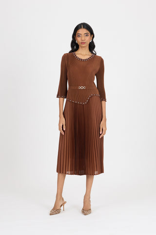 Ryleigh Dress - Brown