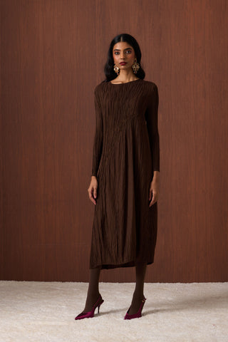 Willa Dress - Espresso Brown