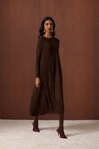 Willa Dress - Espresso Brown
