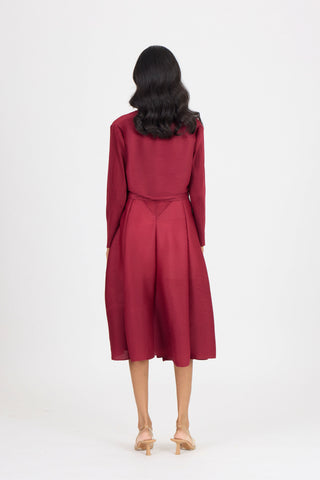 Elizabeth Dress - Crimson Red