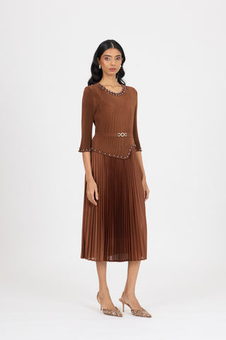 Ryleigh Dress - Brown