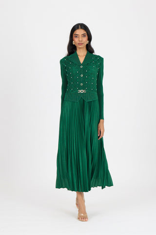 Shelly Dress - Dark Green