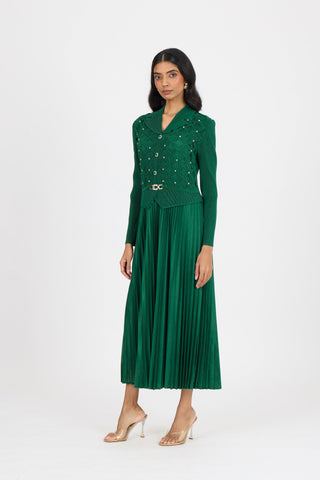 Shelly Dress - Dark Green
