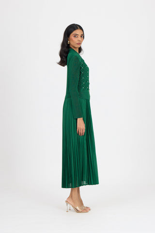 Shelly Dress - Dark Green