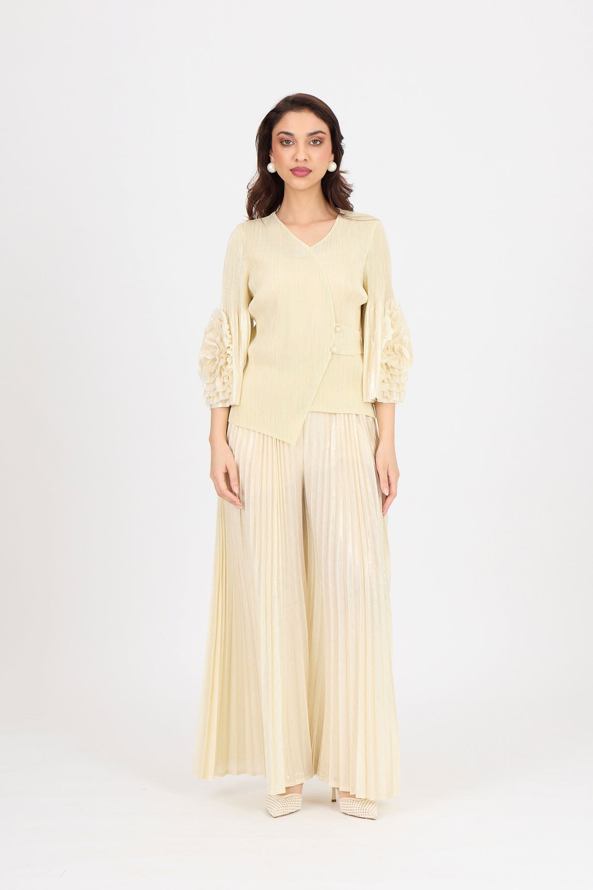 Soliel Metallic Set - Ivory