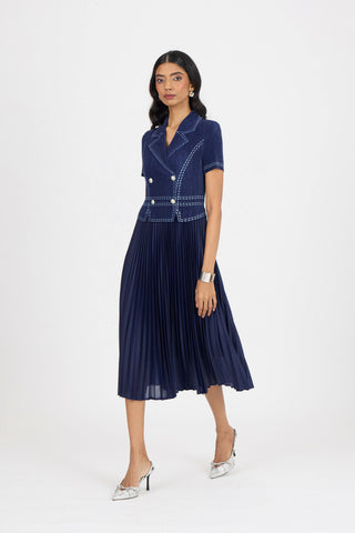 Claire Denim Dress - Navy