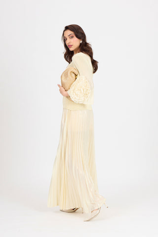 Soliel Metallic Set - Ivory