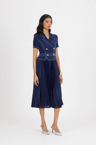 Claire Denim Dress - Navy