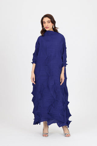 Mona Midi Dress - Deep Blue