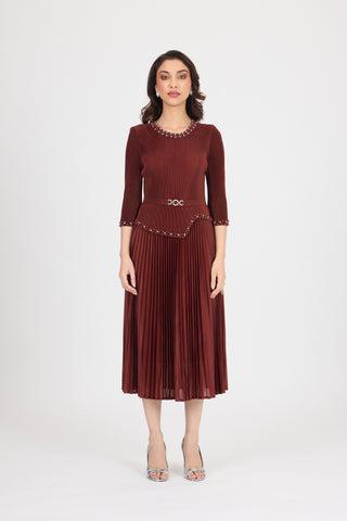 Ryleigh Dress - Garnet