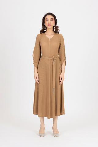 Josephine Dress - Taupe