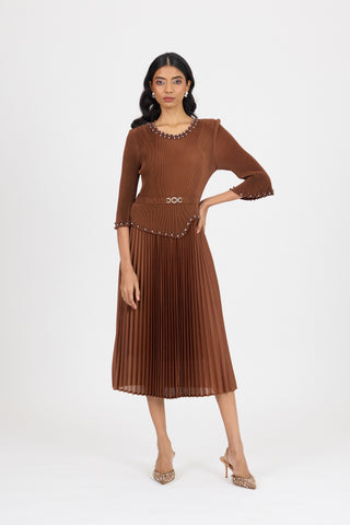 Ryleigh Dress - Brown