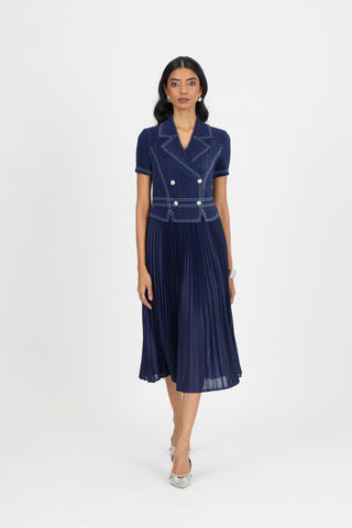 Claire Denim Dress - Navy