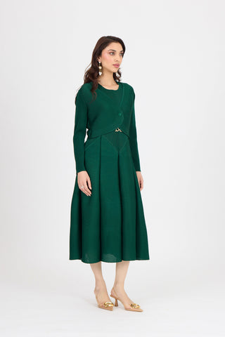 Elizabeth Dress - Dark Green