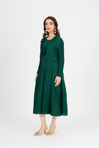Elizabeth Dress - Dark Green