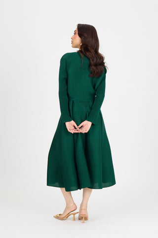 Elizabeth Dress - Dark Green