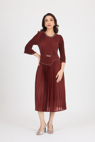 Ryleigh Dress - Garnet