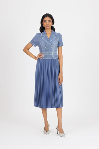 Claire Denim Dress - Light Blue