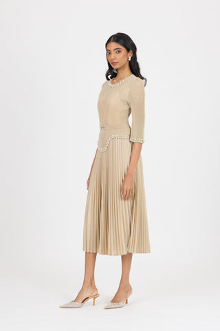 Ryleigh Dress - Sand Beige