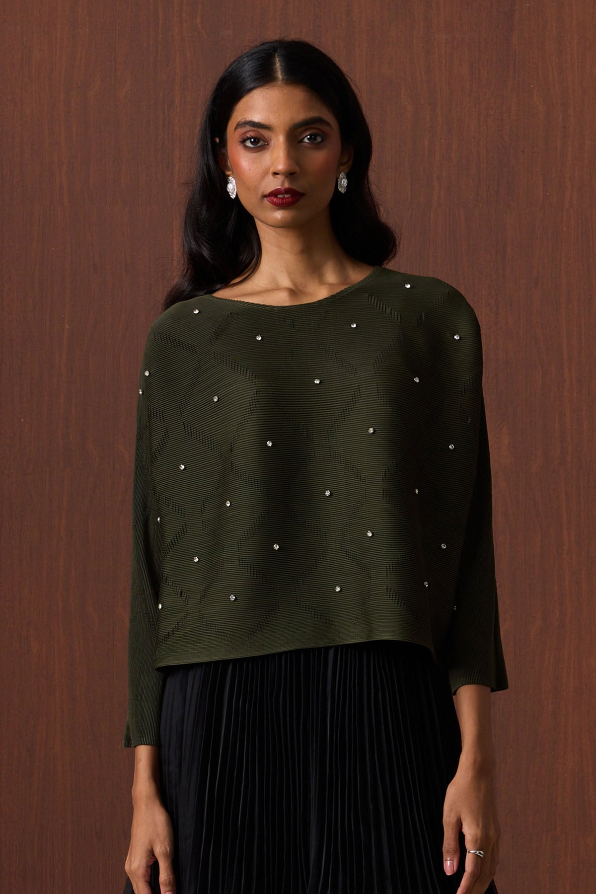 Lynet Top - Dark Olive
