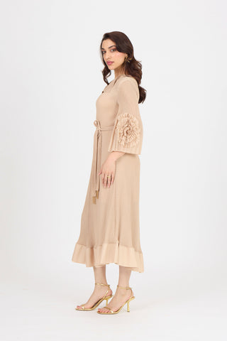 Marica Dress - Biscuit Beige