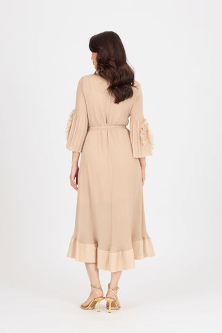Marica Dress - Biscuit Beige