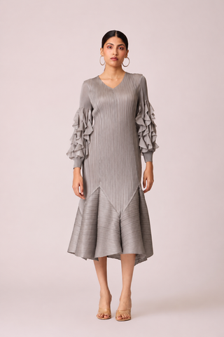 Florelle Dress - Stone Grey