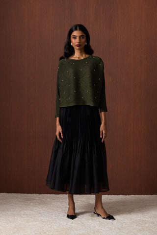 Lynet Top - Dark Olive