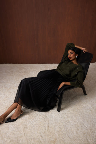 Lynet Top - Dark Olive