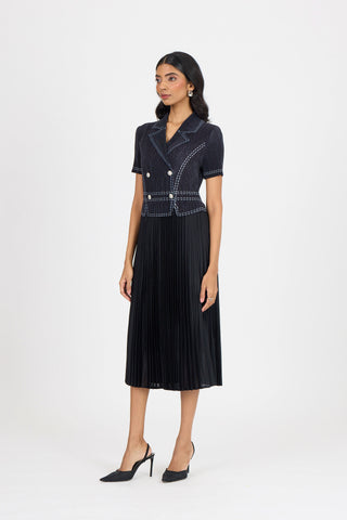 Claire Denim Dress - Black
