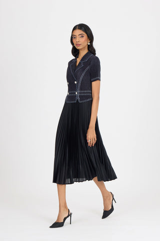 Claire Denim Dress - Black