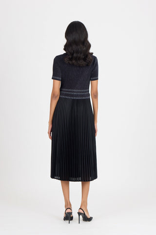 Claire Denim Dress - Black