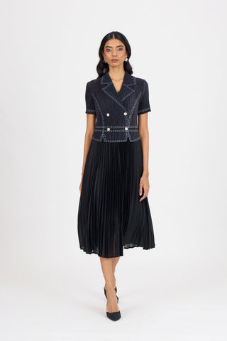 Claire Denim Dress - Black
