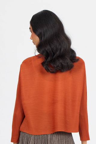 Lynet Top - Rust Orange