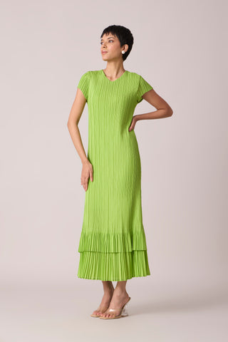 Tasia Dress - Bright Green