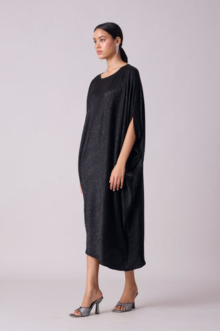 Aurelia Dress - Textured Black