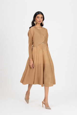 Elizabeth Dress - Mocha