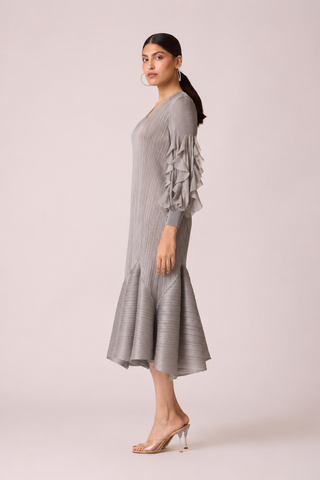 Florelle Dress - Stone Grey