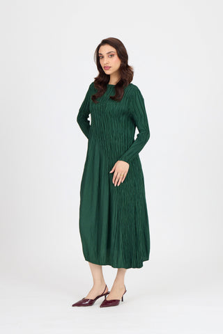 Willa Dress - Forest Green