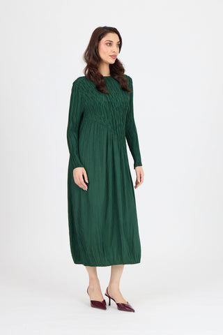 Willa Dress - Forest Green