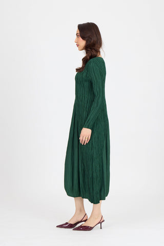 Willa Dress - Forest Green