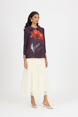 Andrea Shirt - Aubergine