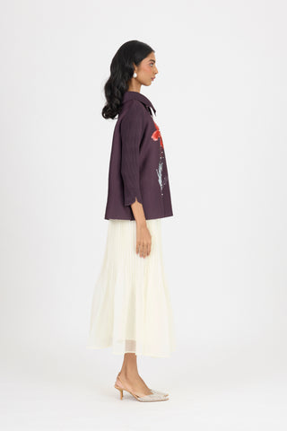 Andrea Shirt - Aubergine
