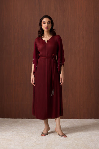 Josephine Dress - Garnet