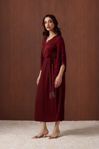 Josephine Dress - Garnet