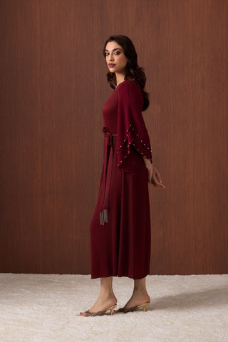 Josephine Dress - Garnet